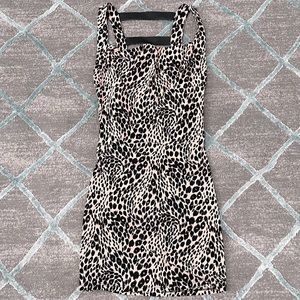 Charlotte Russe Mini Leopard Print Club Dress